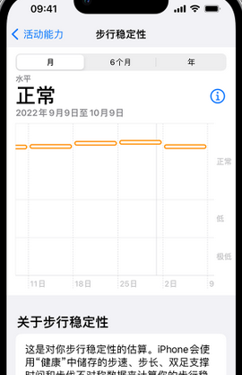 隆广镇iPhone手机维修如何在iPhone开启'步行稳定性通知'