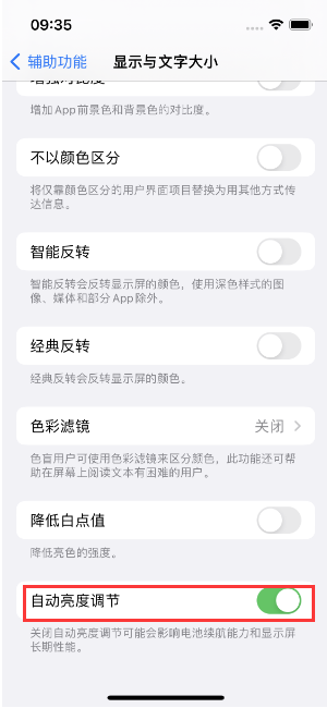 隆广镇苹果15维修店分享iPhone 15 Pro系列屏幕亮度 