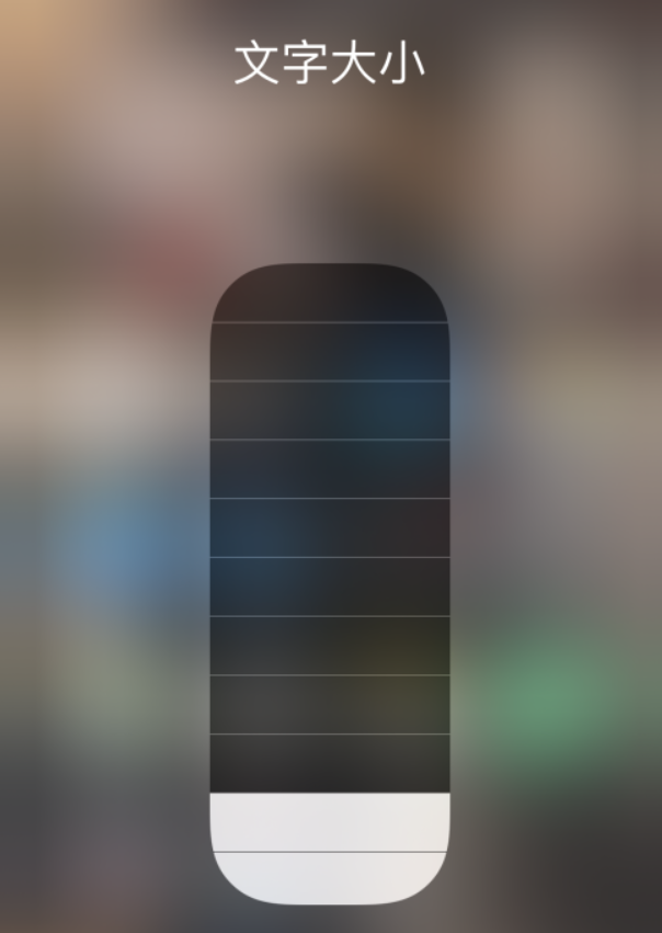 隆广镇苹果手机维修分享小技巧：在 iPhone 控制中心快速调节字体大小 