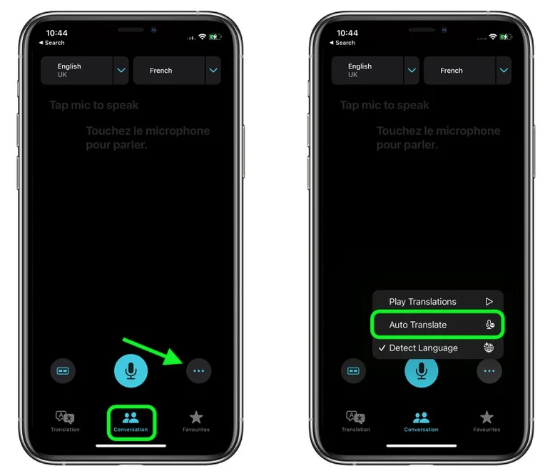 隆广镇苹果手机维修分享iOS 15 “翻译” App 新改进 