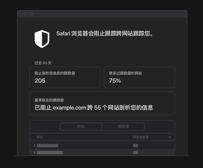 隆广镇苹果手机维修分享如何在 Safari 浏览器中查看和打开隐私报告 